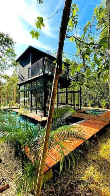 Tiny House En La Selva Con Cenote Natural Privado Tulum Extérieur photo